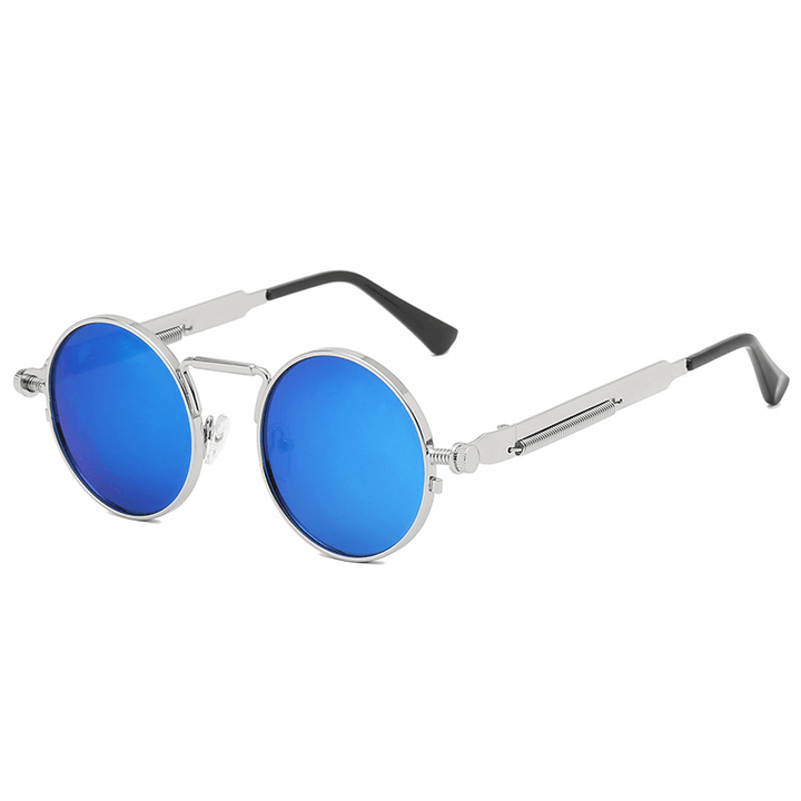 Personalized All-Match Metal Trendy Spring-Leg Sunglasses - MRSLM