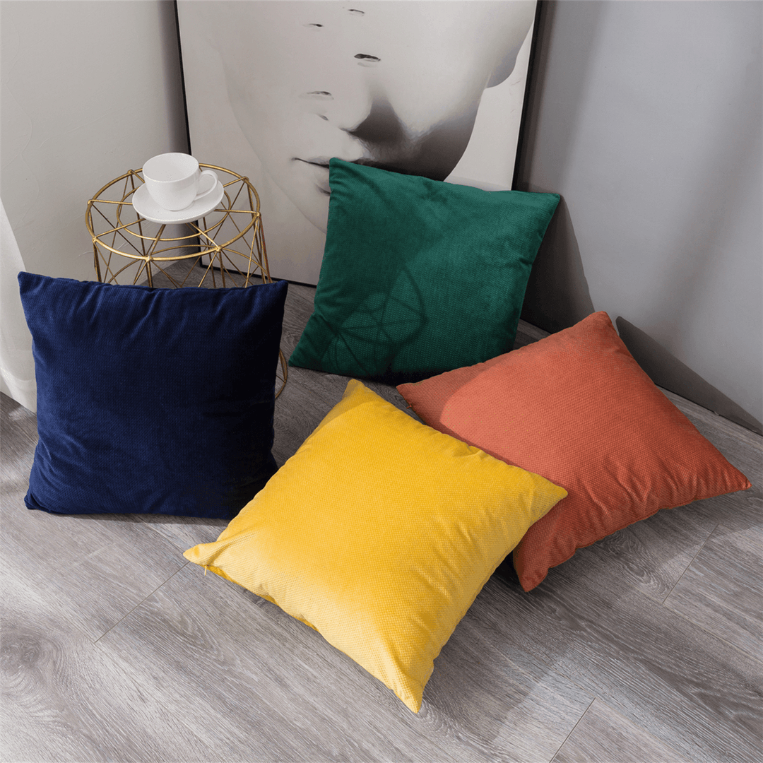 Square Throw Pillow Cover Cushion Seat Sofa Waist Case Home Room Decoration Pillow Case - MRSLM