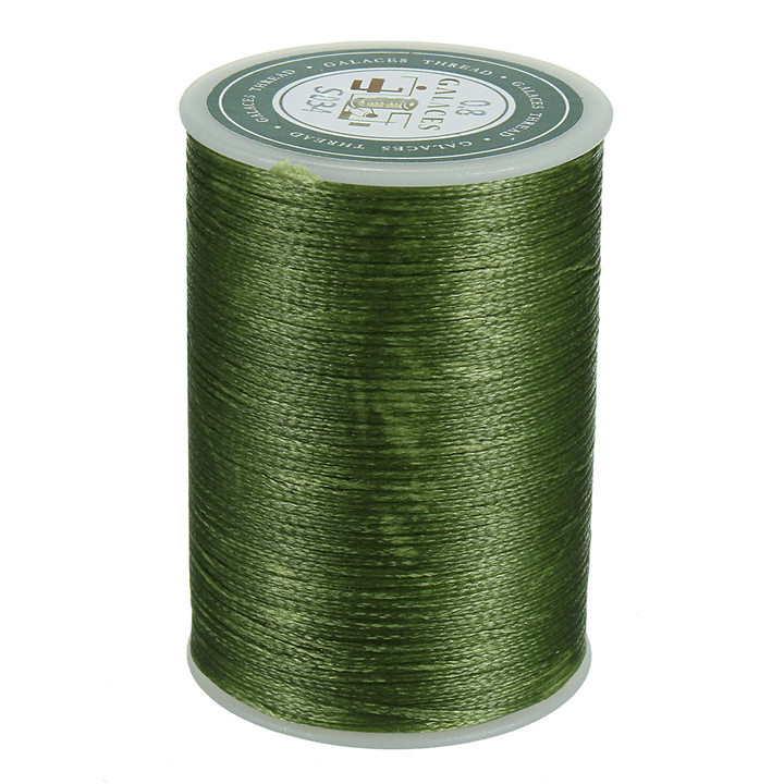 Waxed Thread 0.8Mm 78M Polyester Cord Sewing Kit Stitching Leather Craft Bracelet - MRSLM