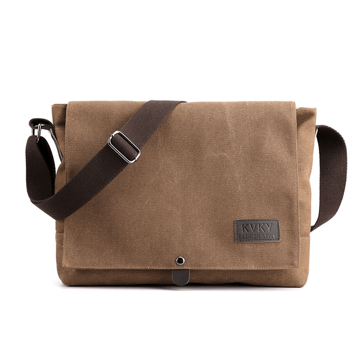 KVKY Outdoor Travel Men Shoulder Bag 13.3Inch Laptop Bag Crossbody Bag - MRSLM
