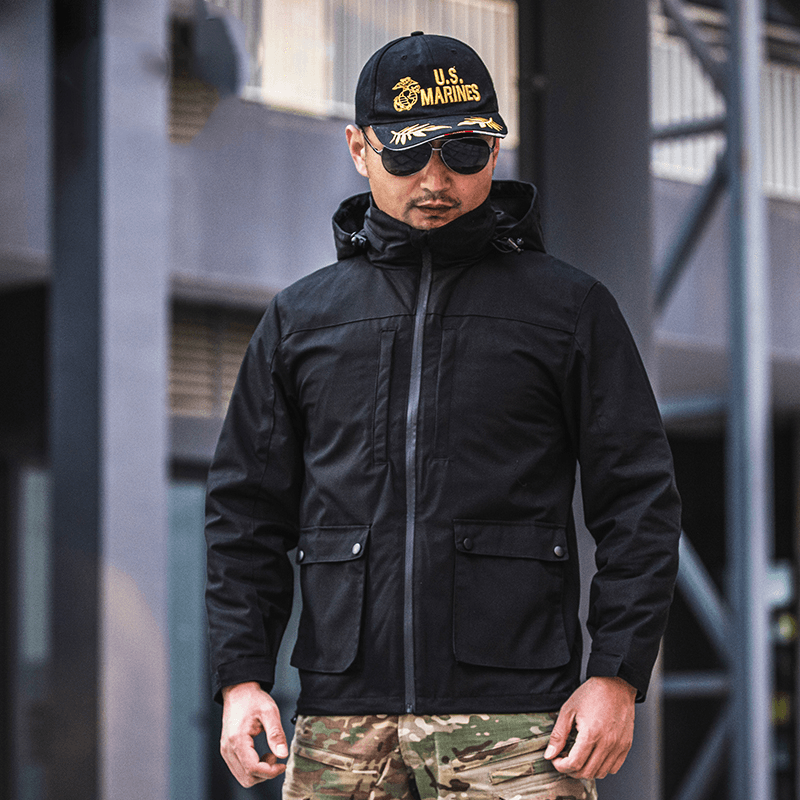 Fashion Simple Men'S Outdoor Camouflage Jacket - MRSLM