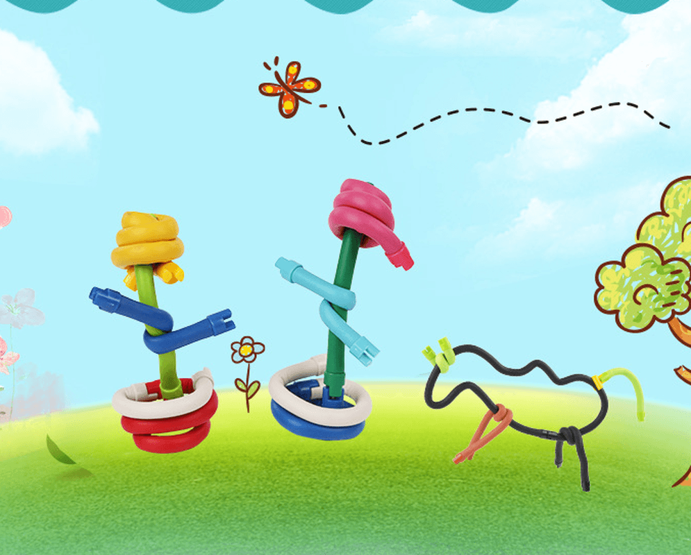 Magic Wandt Wist Stick DIY Puzzle Assembly Children'S Toys - MRSLM