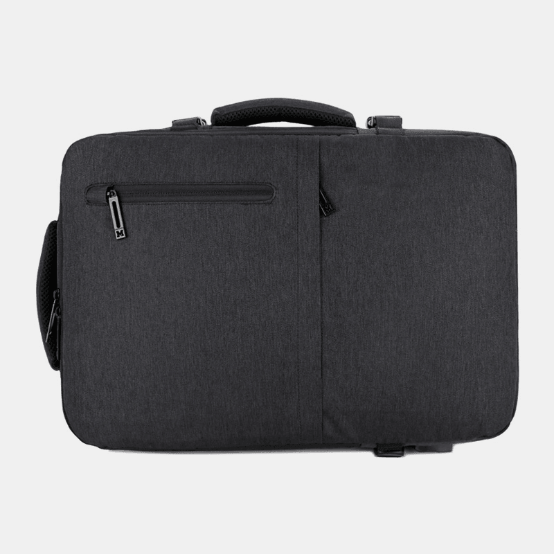 Men Oxford Extension Capacity USB Charging Multi-Pocket Business Laptop Bag Backpack - MRSLM