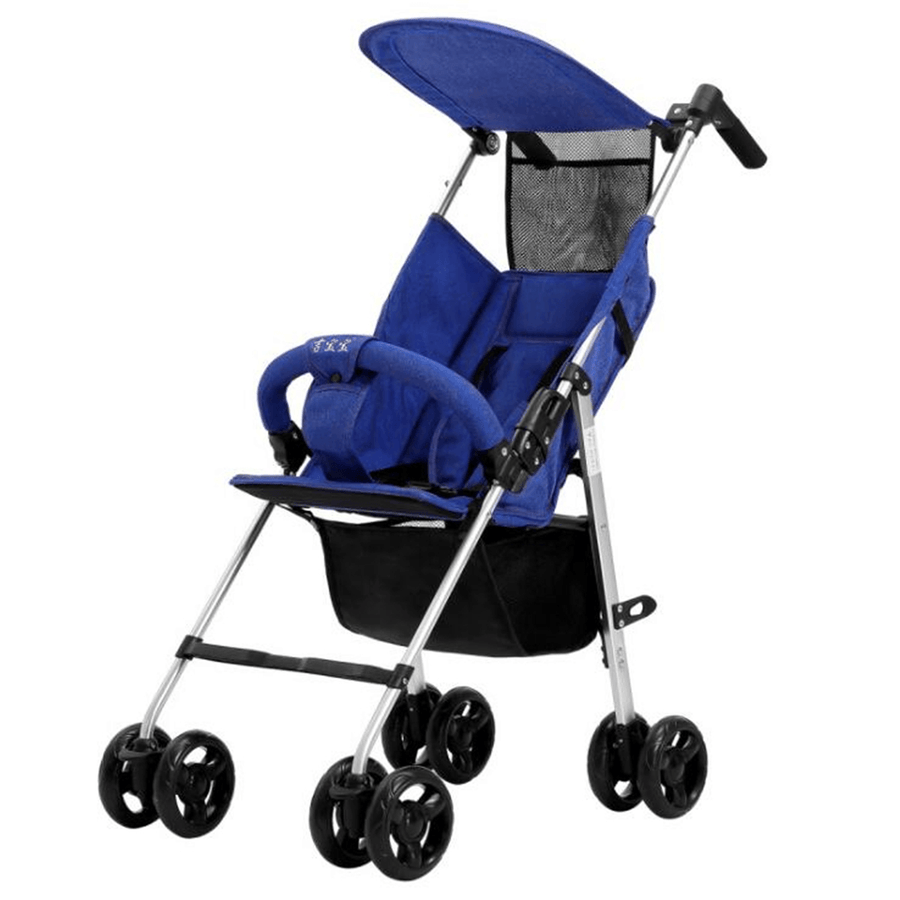 Foldable Baby Stroller Kid and Infant Pushchair Lightweight Child Safety Seat - MRSLM