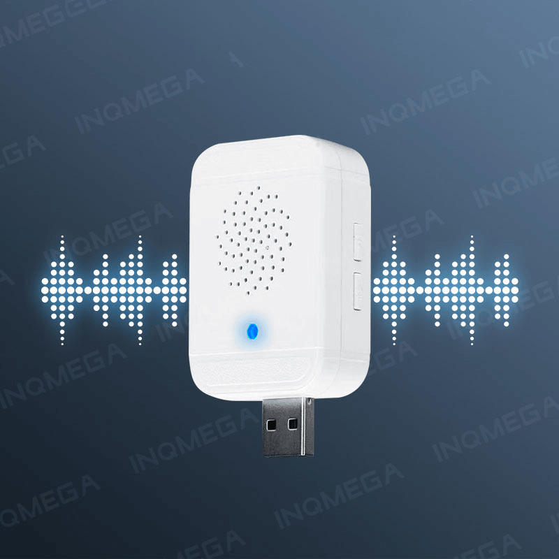 INQMEGA WIFI Doorbell Camera 140° Viewing Angle Video Calls Alarm Push PIR Detection Home Security Camera Low Power Consumption Smart Visual Doorbell - MRSLM