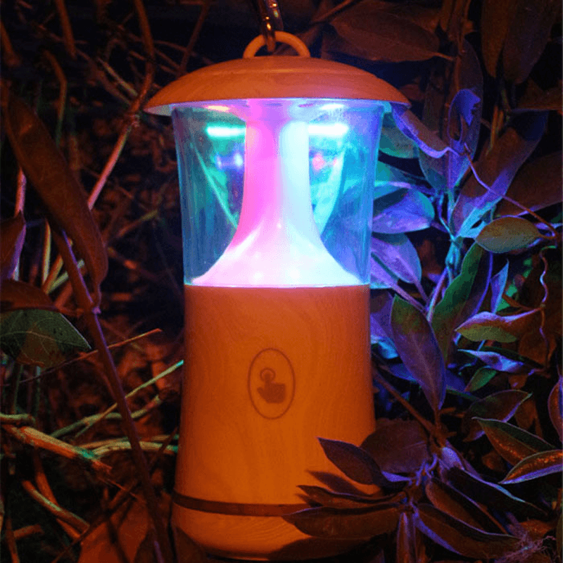 Portable 4.2V LED Touch Dimming Lamp USB Colorful Flash Emergency Night Light - MRSLM