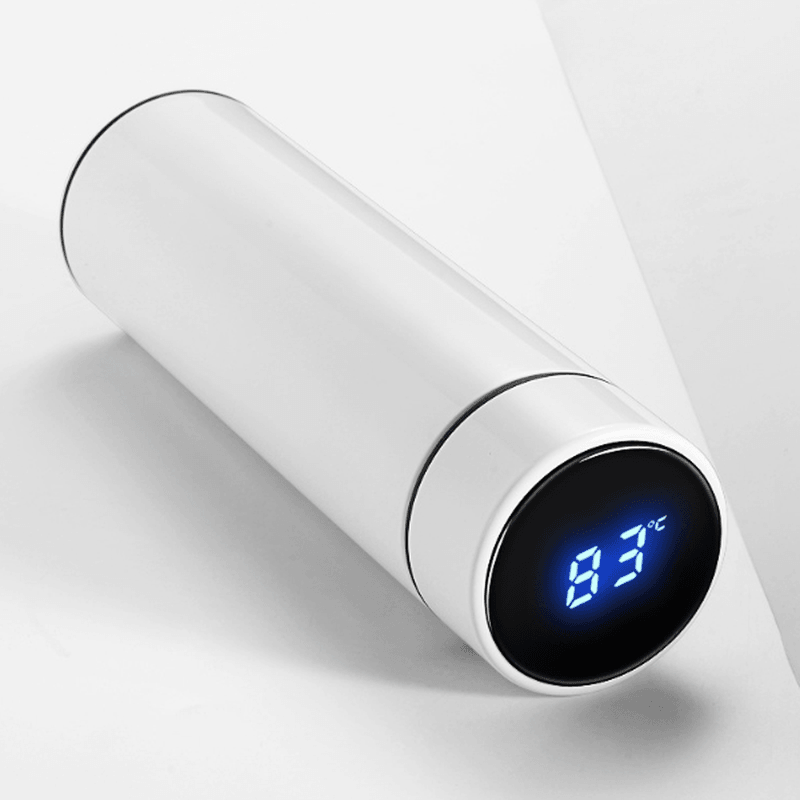 Ipree® IP-WB1 500Ml Vacuum Thermos LCD Temperature Display Water Bottle Stainless Steel Double Wall Insulated Cup - MRSLM