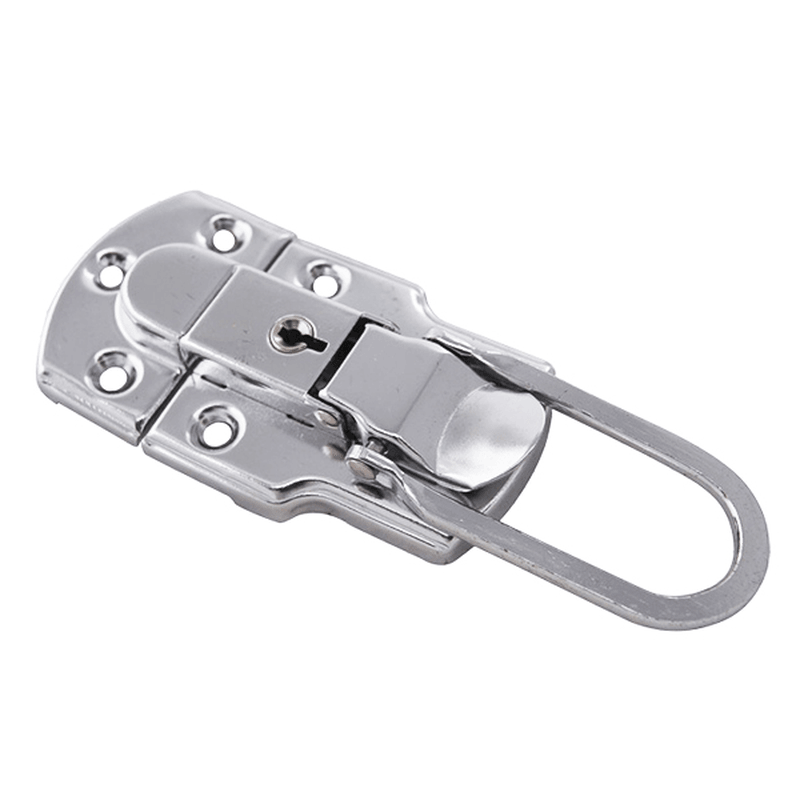 6401B 90×50Mm Chrome Plated Drawbolt Closure Latch Case Latch Key Locking - MRSLM