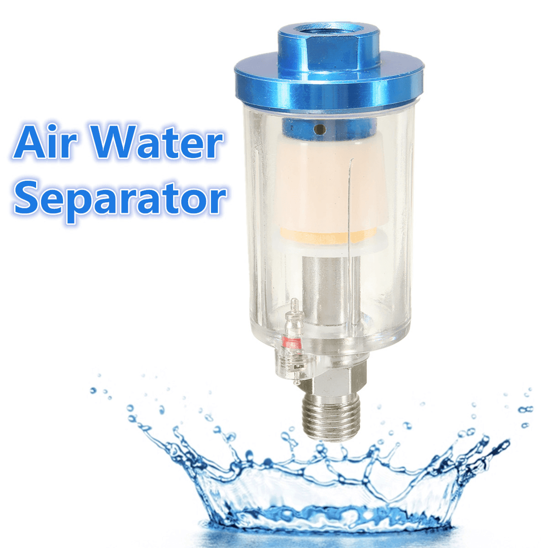 1/4 Inch Oil Water Separator Trap Filter Separator for Spray Gun Air Compressor - MRSLM