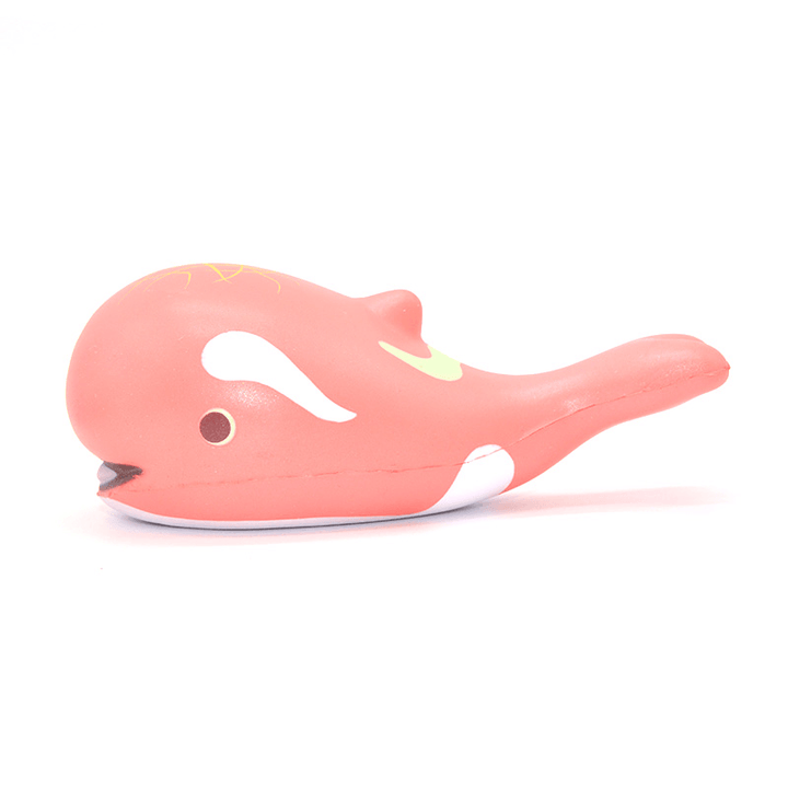 Kiibru Squishy Whale Licensed Slow Rising Original Packaging Animals Soft Collection Gift Decor Toy - MRSLM