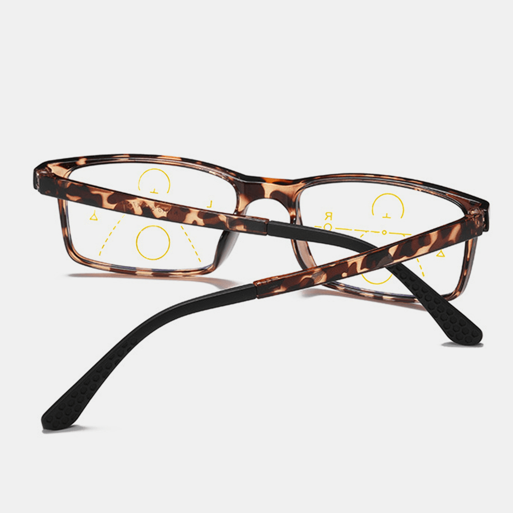 Unisex Anti-Blue Light Distance and near Dual Purpose Multi-Focus Zoom Reading Glasses Presbyopic Glasses - MRSLM