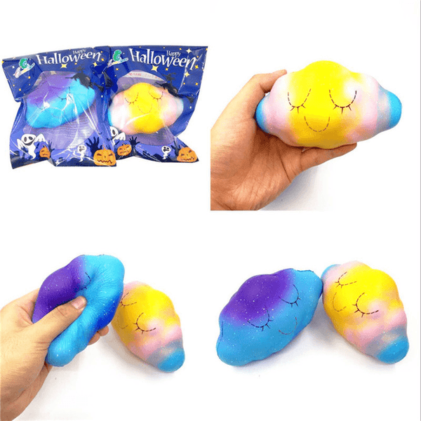Starry Sky Colored Clouds Squishy Toy Kids Phone Straps Decor Slow Rising Soft Squeeze Accessories - MRSLM