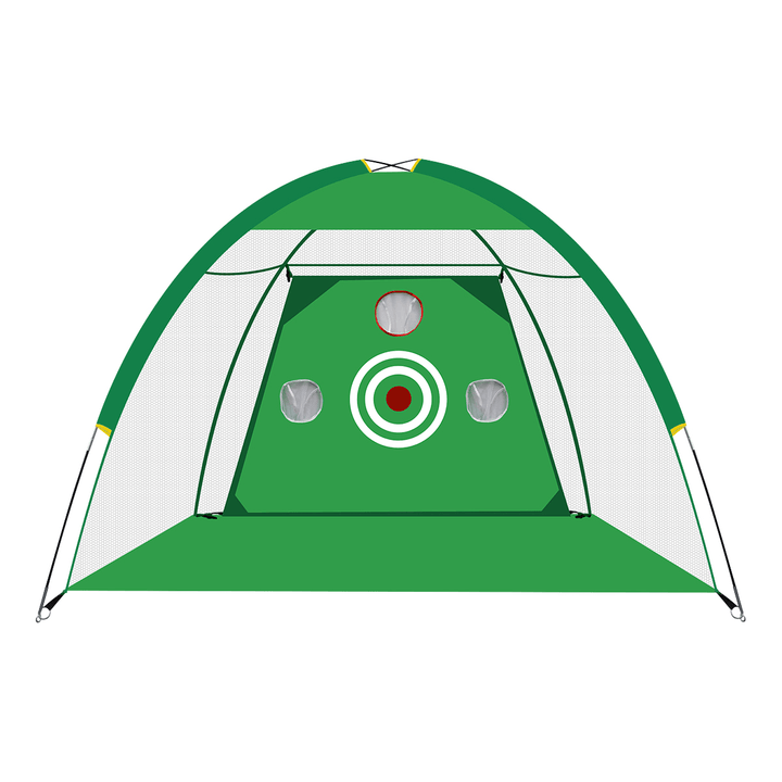 3M Adults Kids Folding Portable Golf Training Aids Cage Tent Net Mat Tee Outdoor Trip Indoor Golf Clubs Putter Swing Trainer - MRSLM