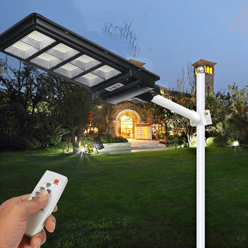 150W Solar Street Light PIR Motion Sensor LED Outdoor Garden Wall Lamp with Remote Controller Light Control - MRSLM