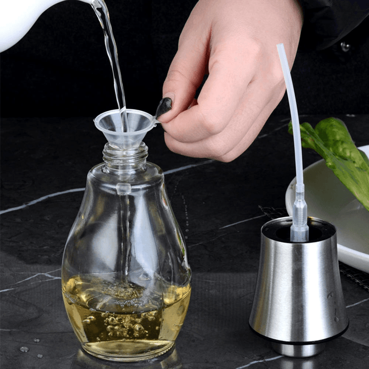 Olive Oil Sprayer Leak-Proof Oil Sprayer Vinegar Cooking Glass Bottles Dispenser Kitchen Cooking Baking BBQ Tool - MRSLM