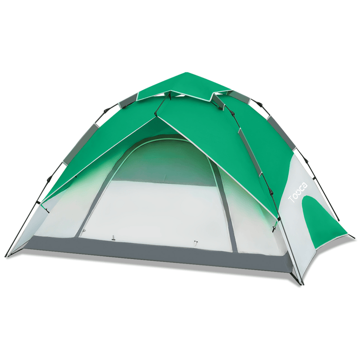 Tooca 4 Person Camping Tent Instant Set up Automatic Dome Tent Waterproof Windproof Outdoor Camping Sun Protection Shelters - MRSLM