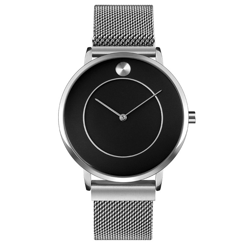 SKMEI 9197 Fashionable Ultra Thin Men Wrist Watch Business Style Waterproof Quartz Watch - MRSLM