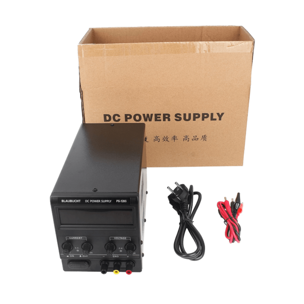 NICE-POWER PS-1203 120V 3A DC Power Supply Adjustable Laboratory Power Supply Switching Voltage Regulator Current Stabilizer LED 4-Bit Display - MRSLM