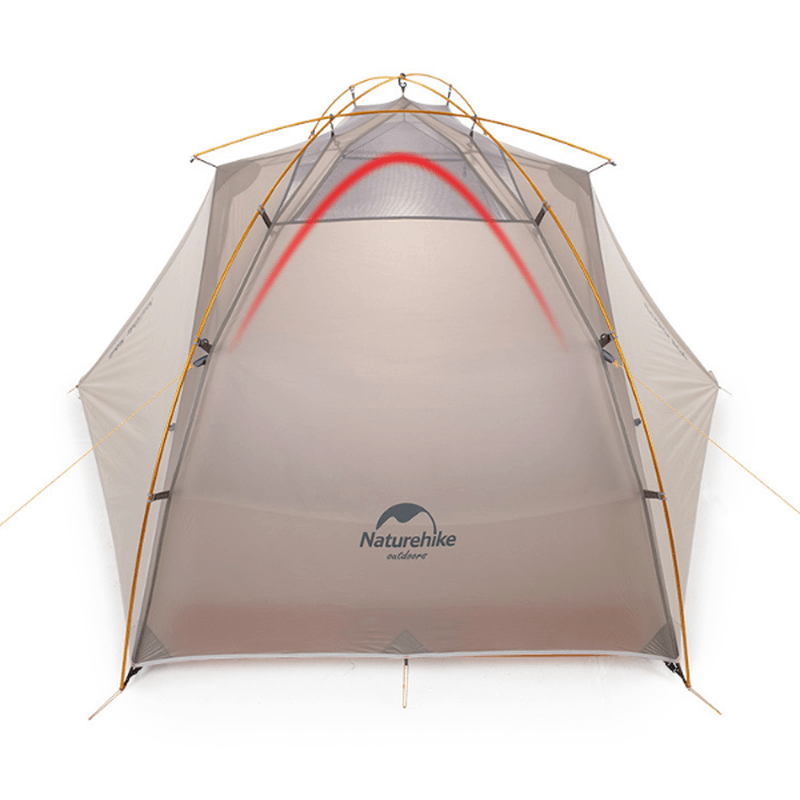 Naturehike Double People Camping Tent Lightweight 4000+ Waterproof Windproof Sunshade Canopy - MRSLM