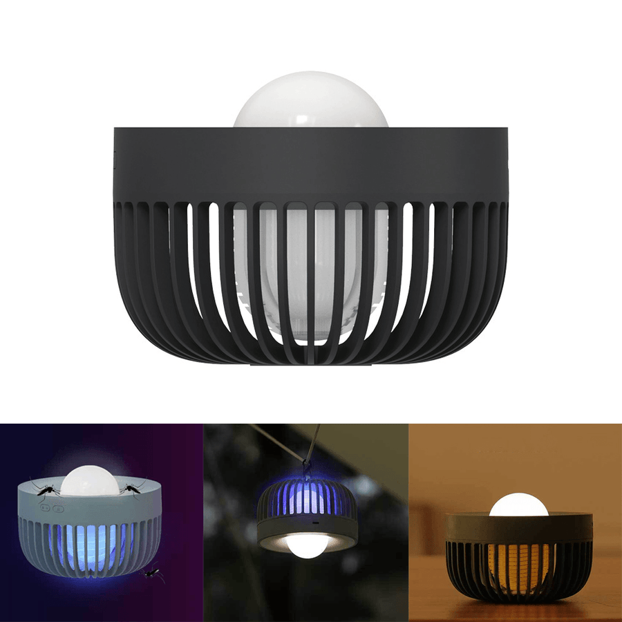 Solove 3 in 1 Electric Mosquito Killer Lamp 3 Modes Night Light USB Type-C Charging Waterproof Insect Repellent Bug Zapper Outdoor Camping Travel From - MRSLM