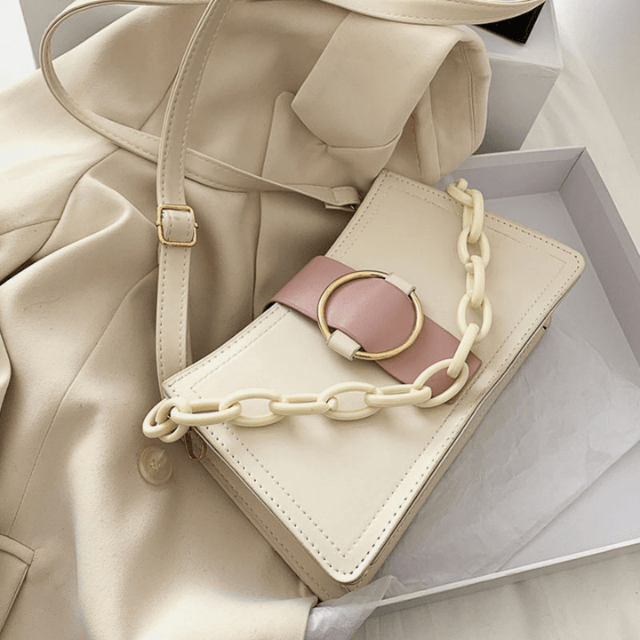 Women Fashion Shoulder Bag Crossbody Bag Handbag Chain Bag - MRSLM