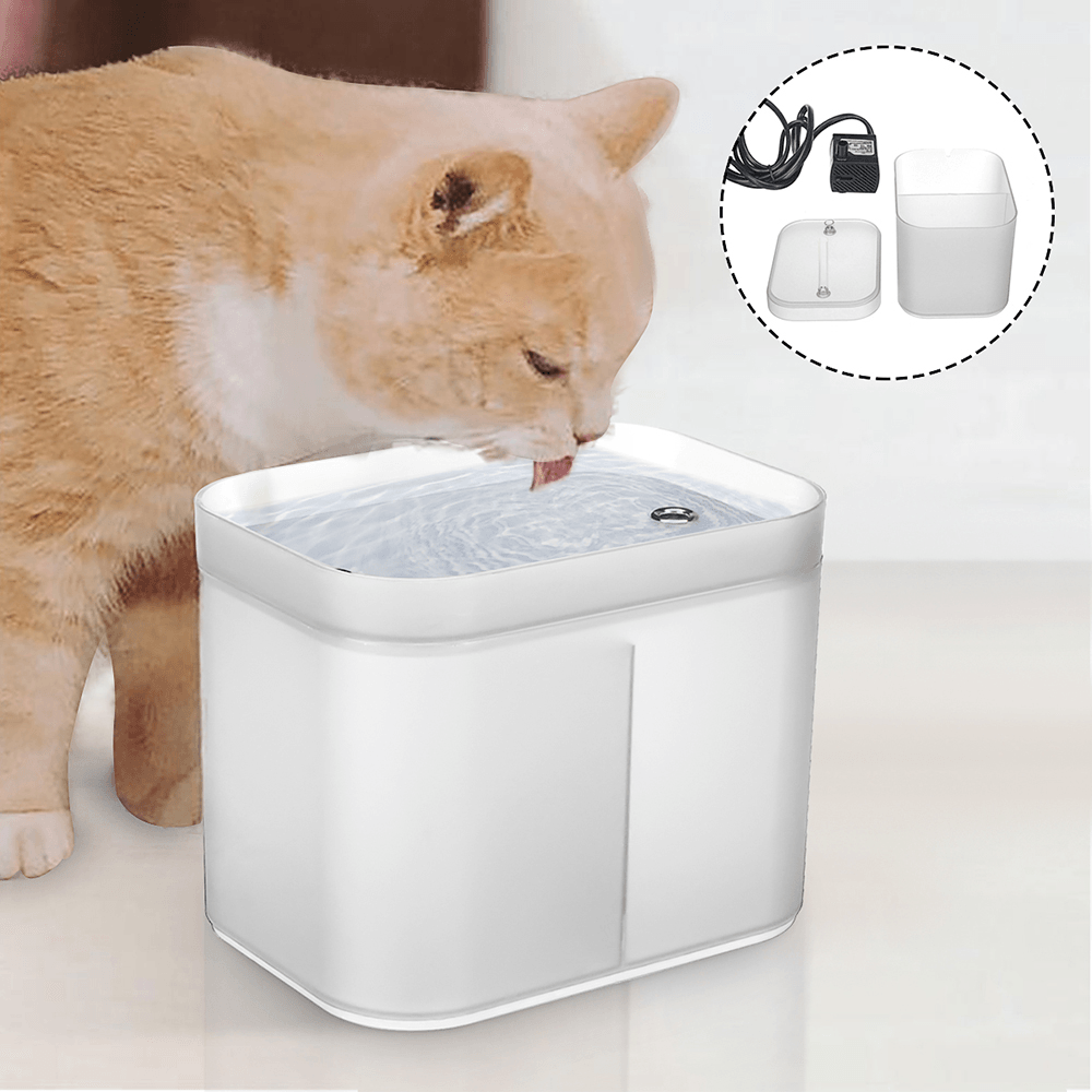 Pet Automatic Cycling Water Dispenser Automatic Waterer Smart Water Drinking Fountain for Dog Cat Waterer - MRSLM