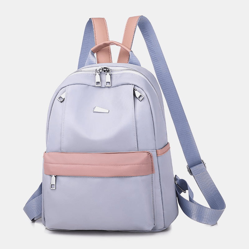 Women Patchwork School Bag Laptop Backpack Rucksack Daypack - MRSLM