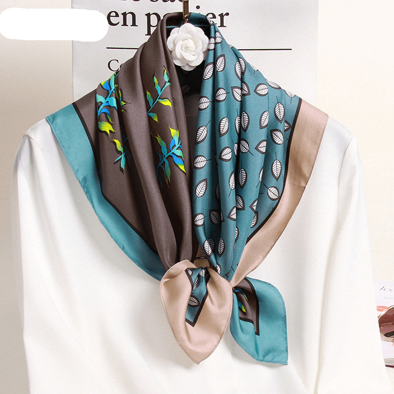 New Spring Silk Scarf Small Square Scarf Hangzhou Silk Thin Scarf - MRSLM