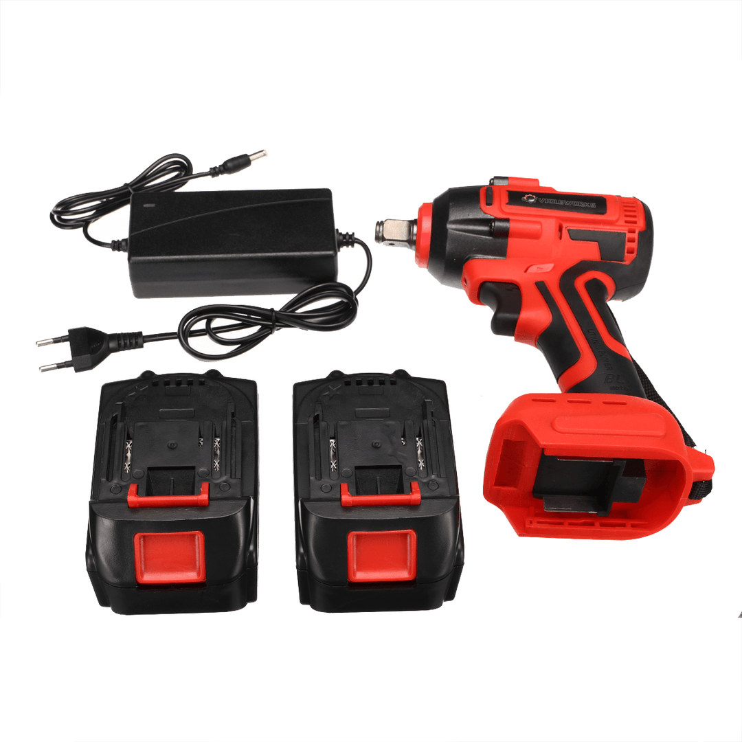 388VF 520N.M High Torque Brushless Impact Wrench Cordless Rechargable Electric Socket Wrench Also Adapted to Makita Battery - MRSLM