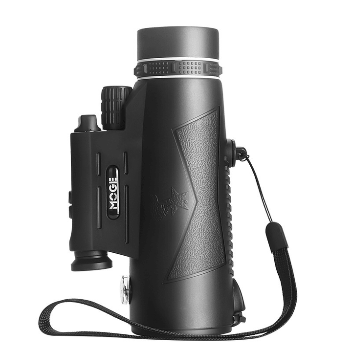 Moge 12X50 HD Telescope with Laser Flashlight Phone Adapter Tripod for Outdoor Camping Travel High Power Bird Watching - MRSLM