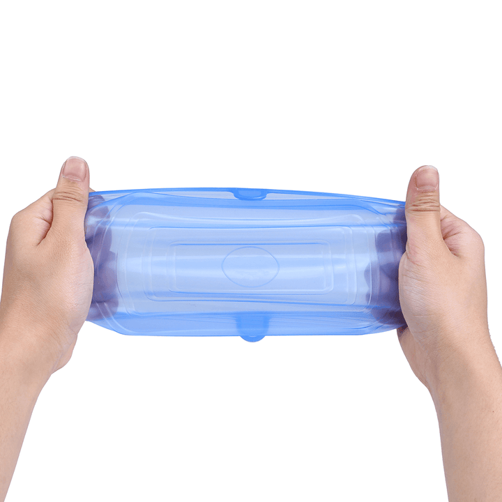 6Pcs Silicone Stretch Lids Universal Lid Silicone Bowl Pot Lid Silicone Cover Pan Cooking Food Fresh Cover Microwave Cover - MRSLM