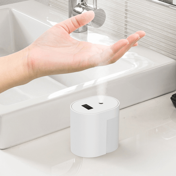 100Ml Touchless Automatic Alcohol Sprayer Dispenser Infrared Sensor Mist Spray Intelligent Induction USB Charging Liquid Hand Sterilizer - MRSLM