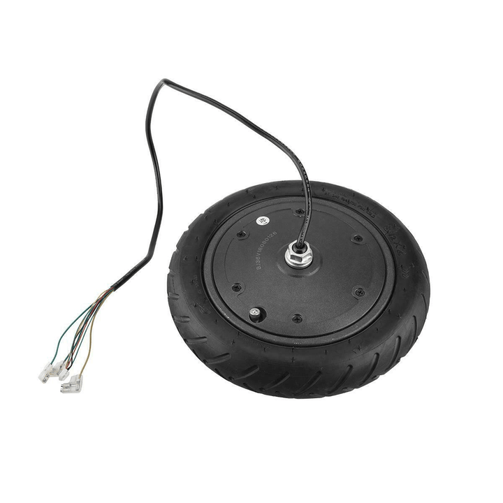 350W 9.8 Inch Scooter Motor Explosion Proof Brushless Hub Motor Wheels Tire Ideal Replacement for M365 Electric Scooter - MRSLM