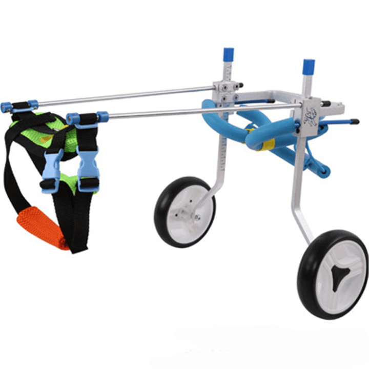 Aluminium Pet Dog Wheelchair Walk Assistant Cart for Pet Dog Handicapped Hind Leg - MRSLM