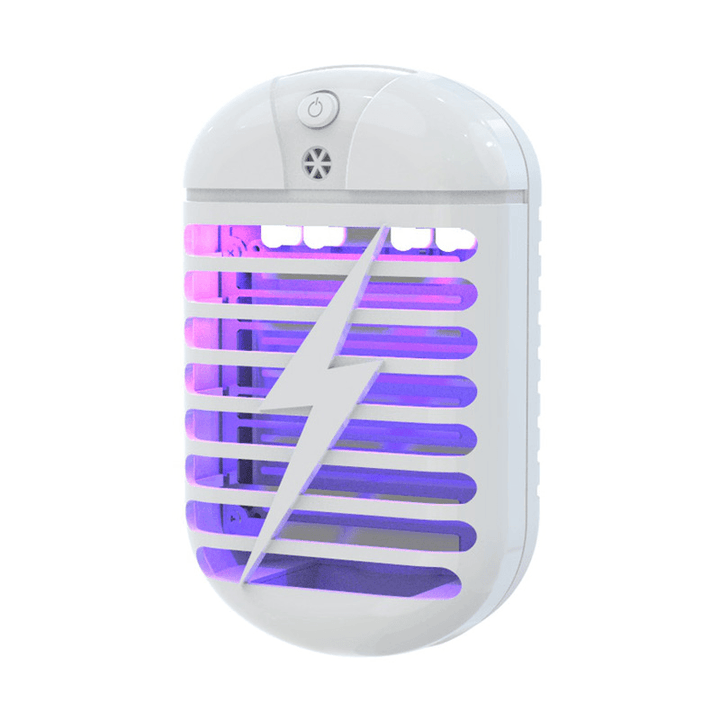 Electric Insect Repellent Gnat Killer Lamp Indoor Plug-In Mosquito Trap with Night Light - MRSLM