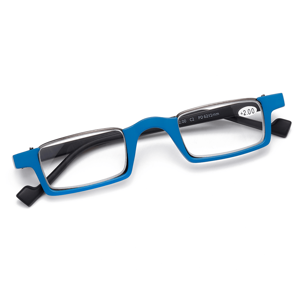 Unisex TR90 Frame HD Reading Glasses Bendable Square Glasses - MRSLM