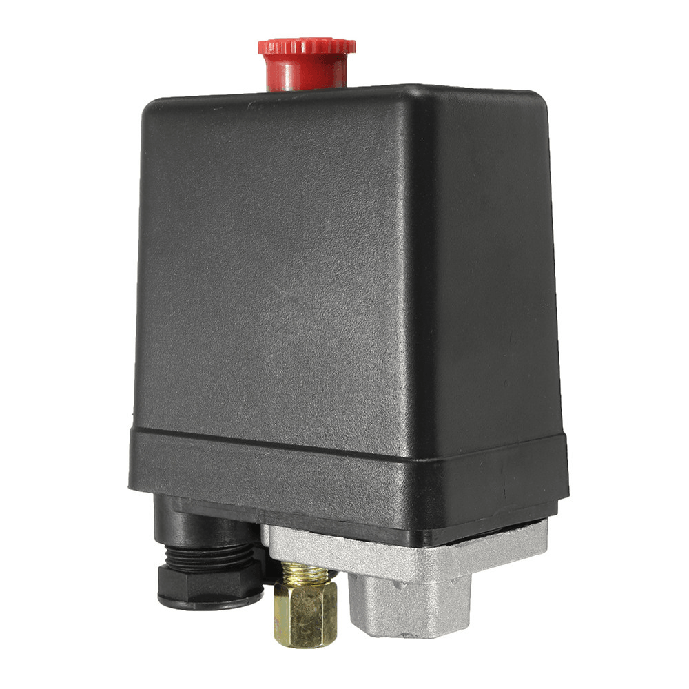 Air Compressor Pressure Control Switch Valve Manifold Regulator with Gauges Relief - MRSLM