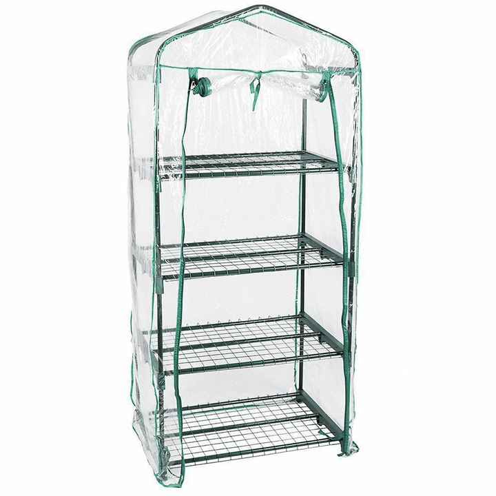 Mini Greenhouse Cover Clear PVC Outdoor Gardening Tier Plant Growing Green House - MRSLM
