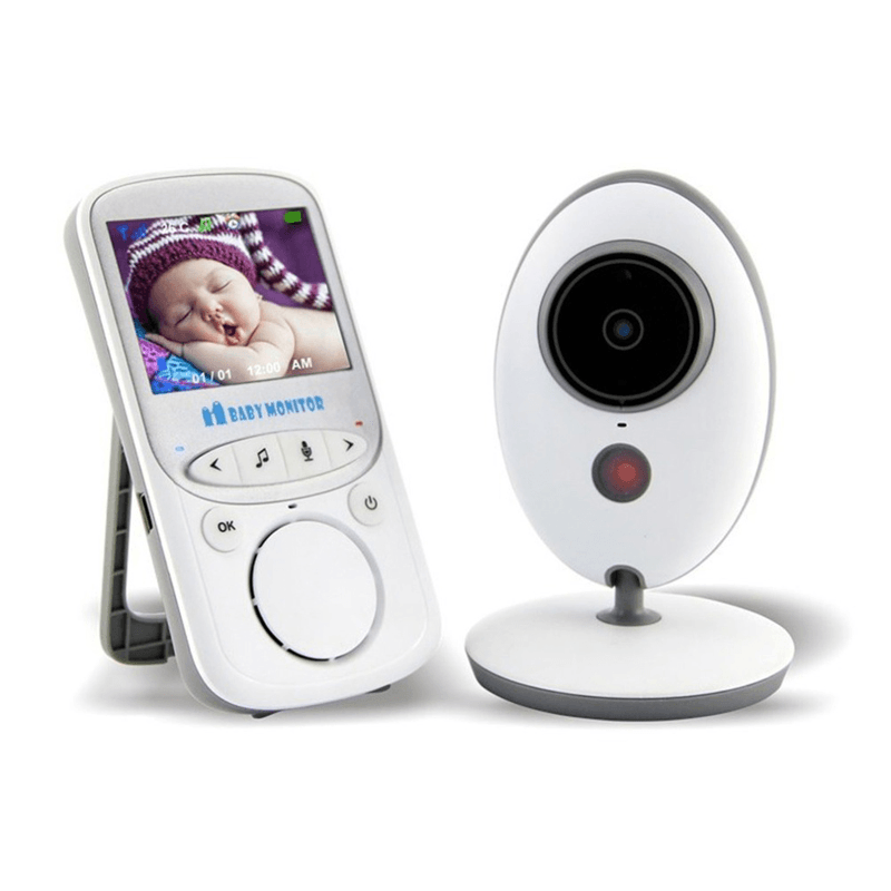 INQMEGA VB605 1080P Wireless Video Baby Monitor IP Camera 2 Way Audio Talk Night Vision Security Surveillance Babysitter Night Vision Temperature Monitoring IP Camera - EU Plug - MRSLM