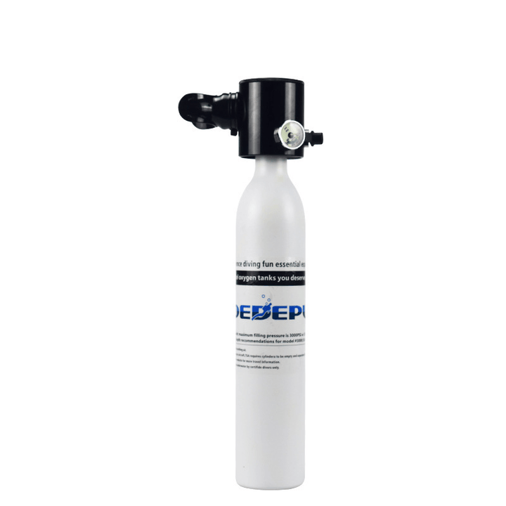 DEDEPU 0.5L Diving Respirator Underwater Oxygen Tank with Air Pump Oxygen Cylinder Air Tank - MRSLM