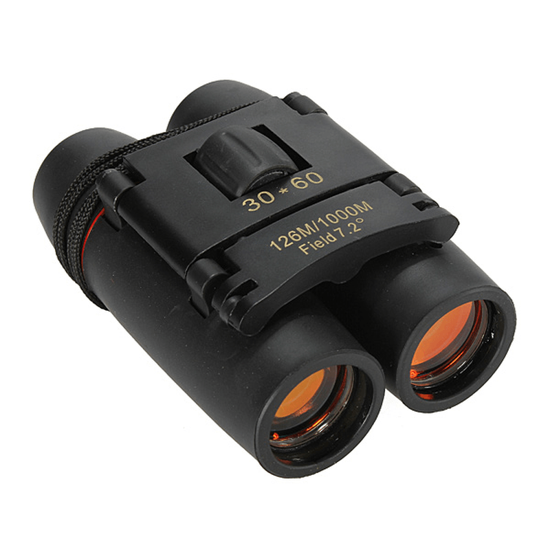 Moge 30X60 Folding Binocular HD Red Coated Film Lens Telescope Low Light Level Night Vision 126M/1000M - MRSLM