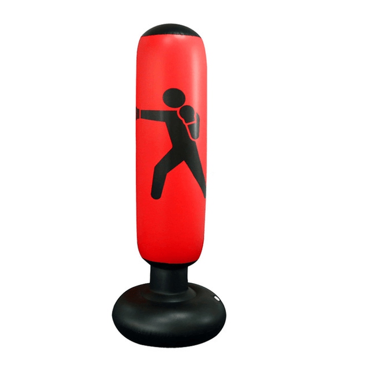KALOAD Boxing Tumbler Vertical Inflatable PVC Thickening Boxing Pillar Column Punching Bag Fitness Sport - MRSLM