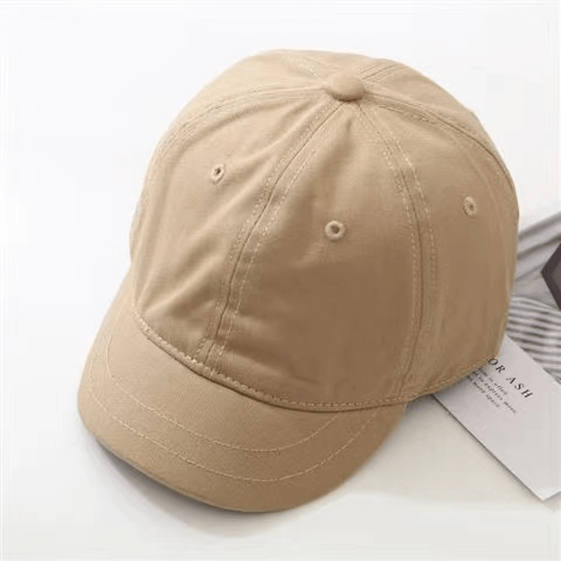 Men'S and Women'S Sunshade Soft Top Small Edge Baseball Equestrian Cap - MRSLM