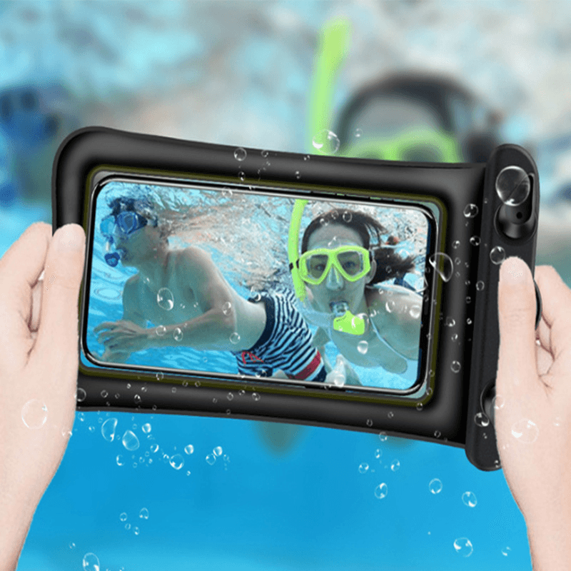 Ipree® 6 Inch Waterproof Mobile Phone Bag Holder Pouch for Iphone X Outdoor Float Swimming - MRSLM