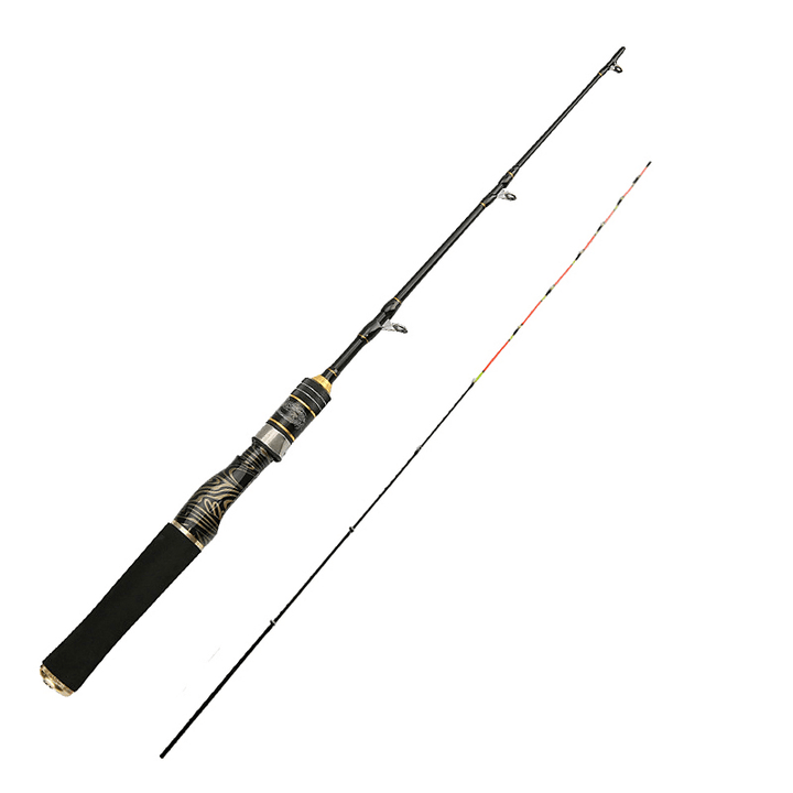 ZANLURE 0.9-1.3M Titanium Alloy Micro Lead Raft Fishing Rod Solid Soft Tips Telescopic Fishing Rod - MRSLM