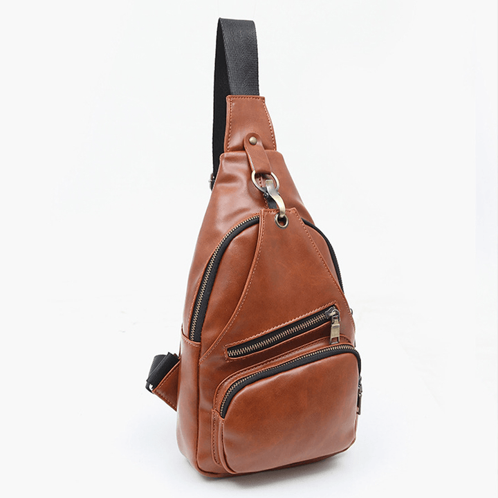 Vintage Chest Bag Outdoor Shoulder Daypack for Men - MRSLM