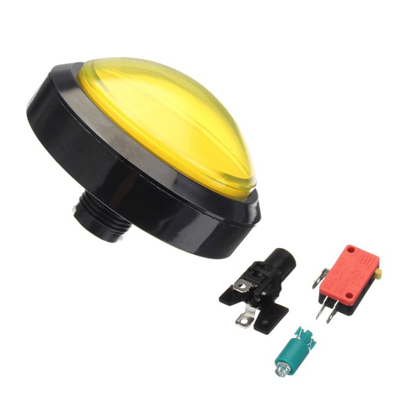 100Mm Massive Arcade Button with LED Convexity Console Replacement Button - MRSLM