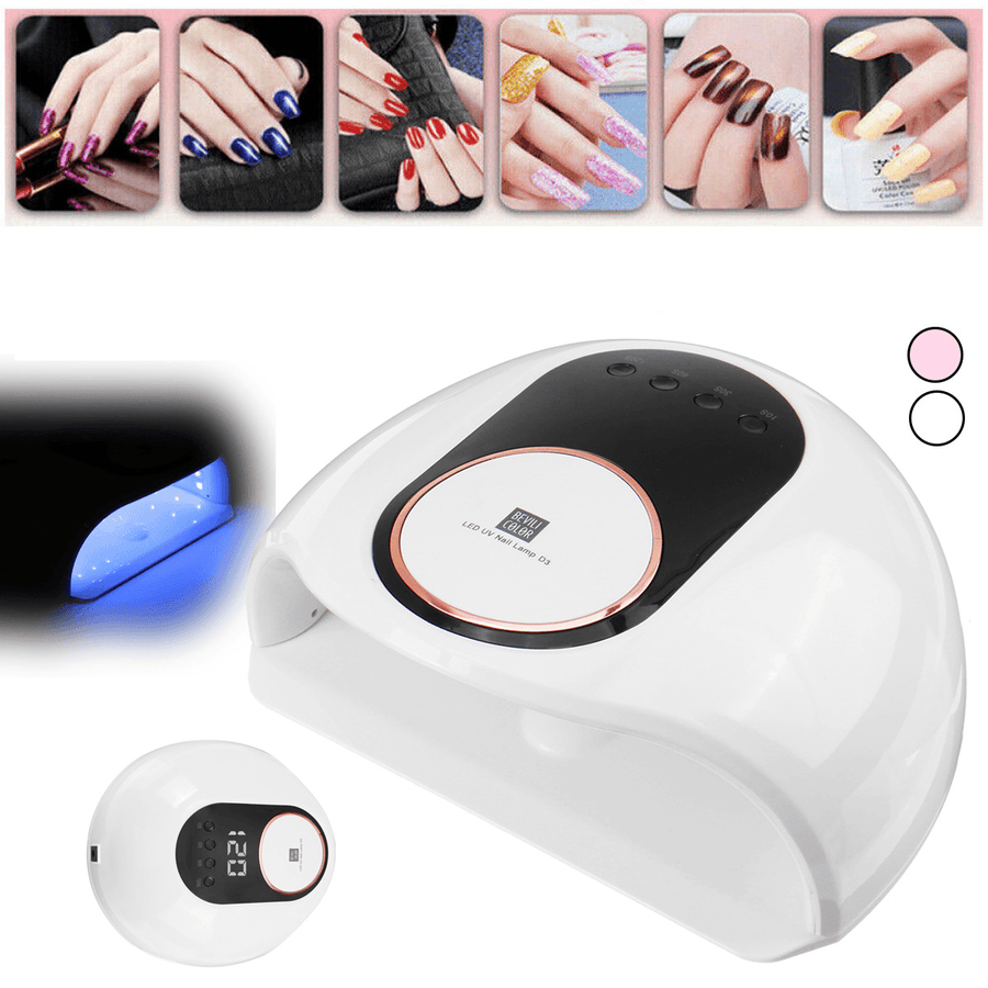 Nail Lamp Nail Dryer LED Screen Motion Sensing Timed Mode Nail Salon Tool Manicure Pedicure Equipment - MRSLM