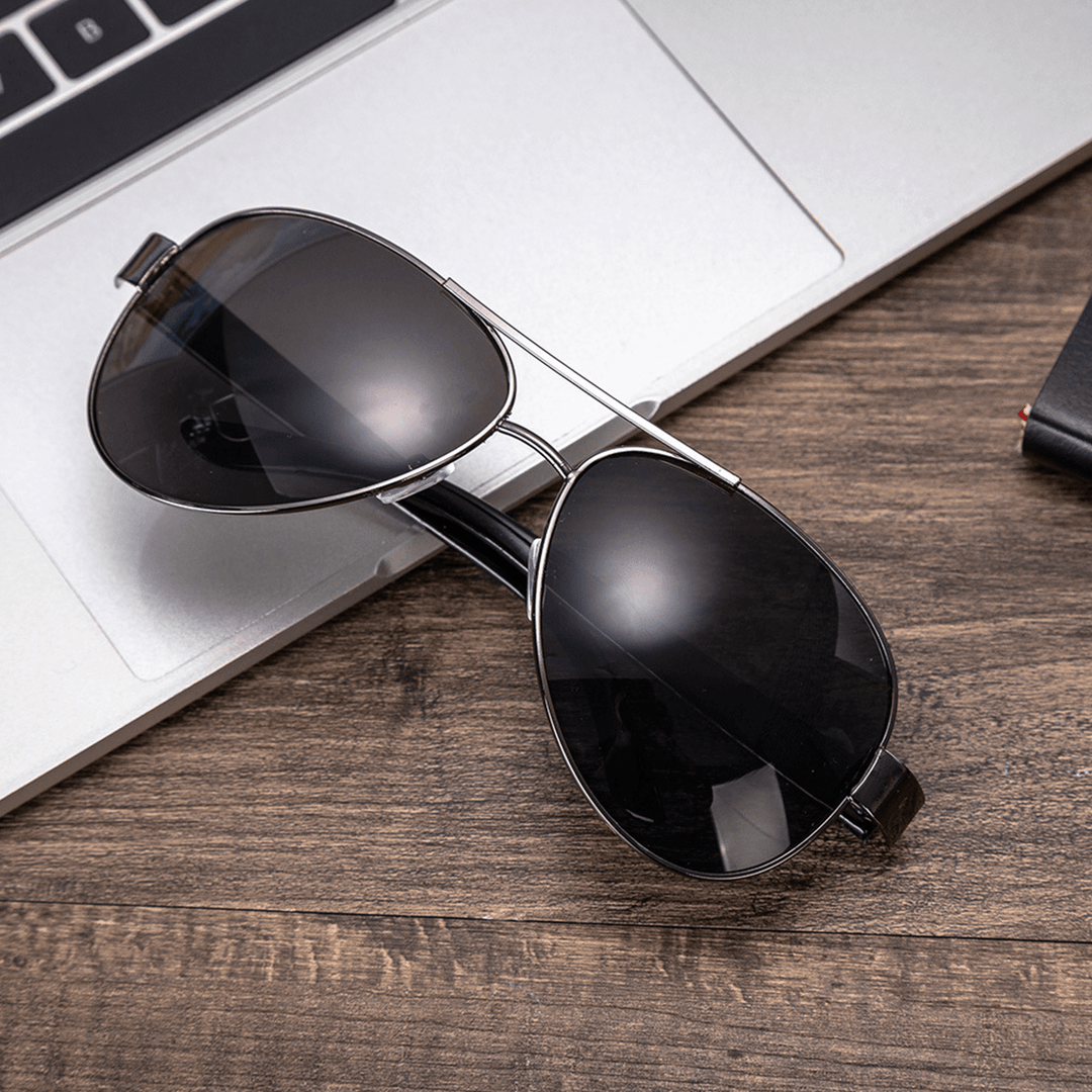 3PCS Men'S Fashion Gift Set Business Style Quartz Watch+Wallet +Sunglasses Set - MRSLM
