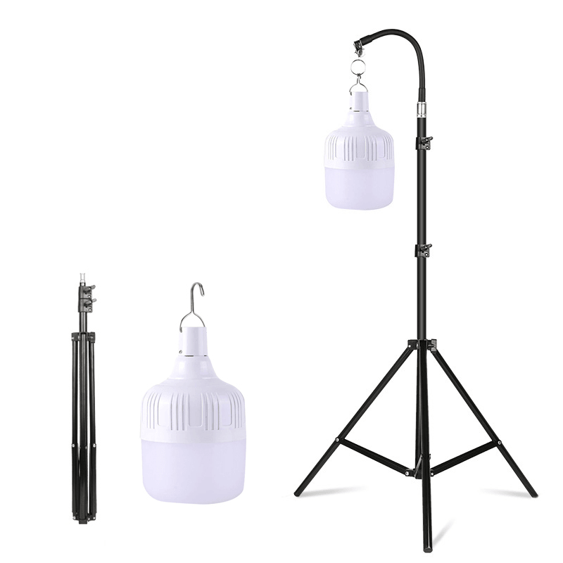 XANES® 150W Cool White LED Floor Lamp with 2.1M Adjustable Lamp Bracket Rotatable Emergency Fishing Camping Standing Light - MRSLM